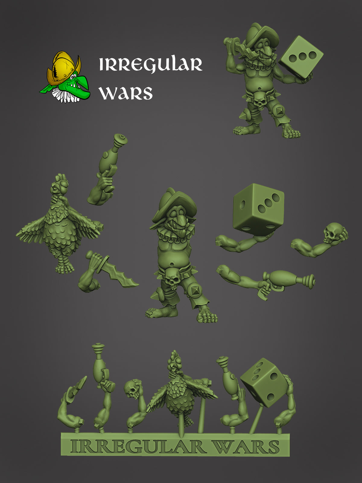 Irregular Wars Goblin miniature