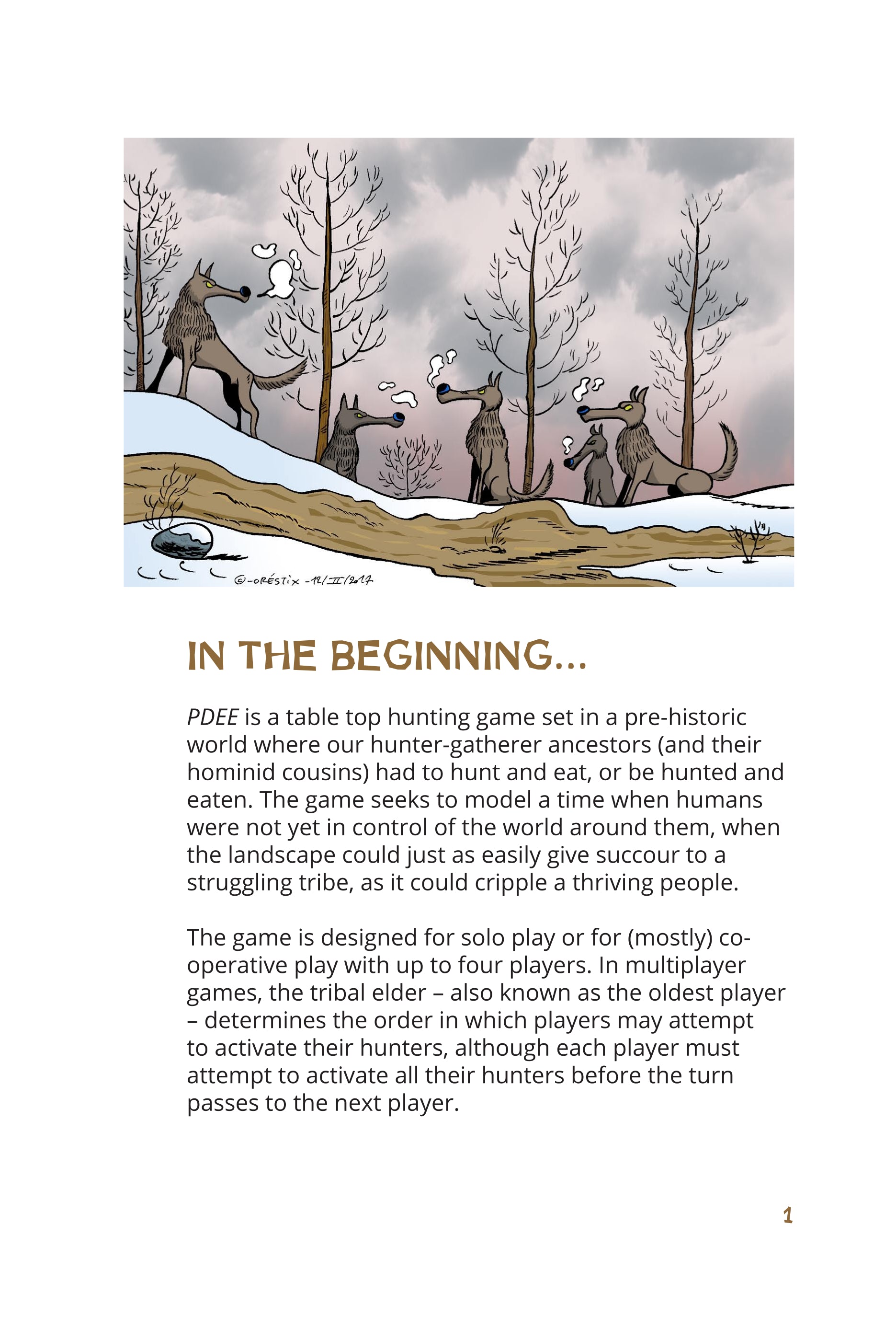 Palaeo Diet: Three Course Meal (including Eat or be Eaten, Fireside Tales, and Pulp)